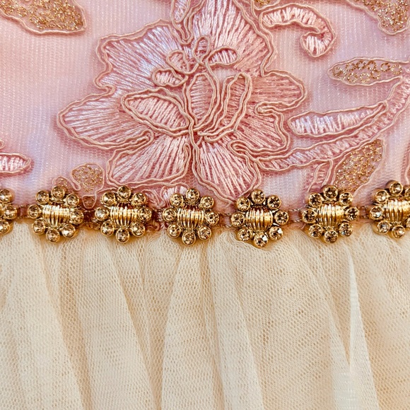 AMERICAN PRINCESS DRESS 6 MONTHS PINK & WHITE - Picture 8 of 16